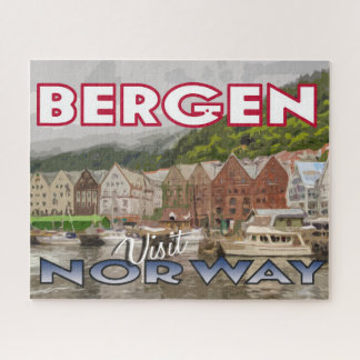 Bergen, Besuch des norwegischen Puzzle