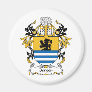 Bergen-Familienwappen Magnet
