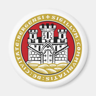 Bergen komm, Norwegen Magnet