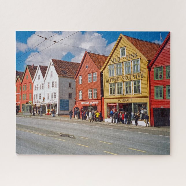Bergen, Norwegen 520-pc Puzzle (Horizontal)