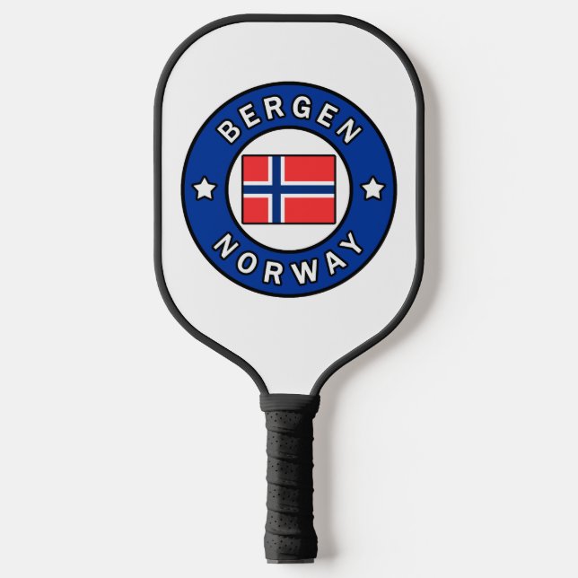 Bergen Norwegen Pickleball Schläger (Vorderseite)