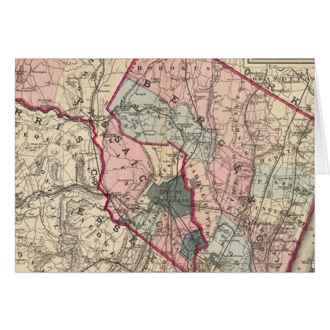 Bergen, Passaic Cos, NJ (Vorderseite (Horizontal))