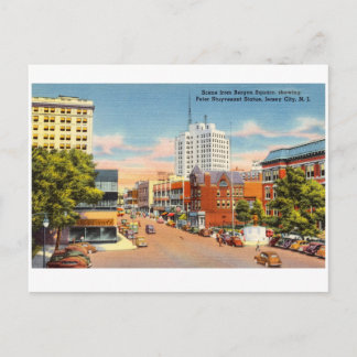 Bergen Square, Jersey City, New Jersey Postkarte