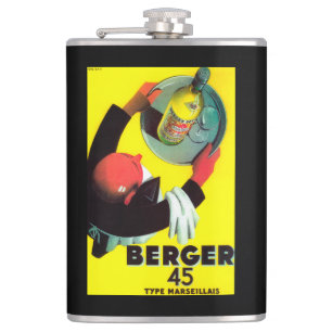 Berger 45 Vintage PosterEuropa Flachmann