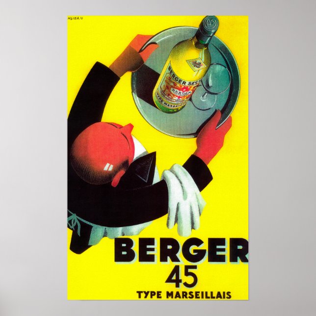 Berger 45 Vintages PosterEuropa Poster (Vorne)