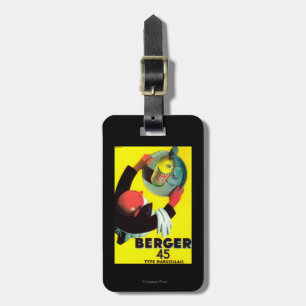 Berger 45 Vintages PosterEurope Gepäckanhänger