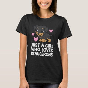 Berger de Beauce Dog Girl Nur ein Mädchen, das Lie T-Shirt