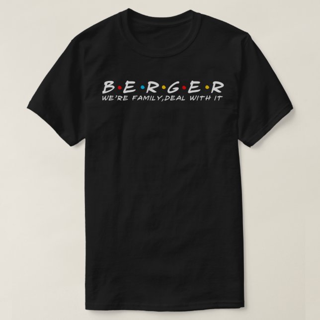 Berger Familie Berger Nachname Berger Nachname T-Shirt (Design vorne)