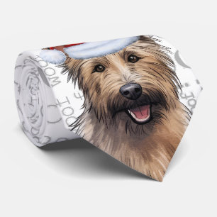 Berger Picard Funny Woof Christmas Dog Lover Krawatte