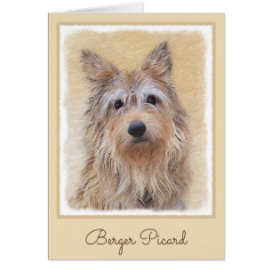 Berger Picard Malerei - Niedliche Original Hunde K