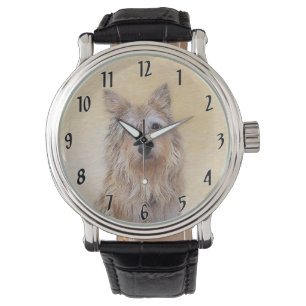 Berger Picard Malerei - Niedliche Original Hunde K Armbanduhr