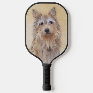 Berger Picard Malerei - Niedliche Original Hunde K Pickleball Schläger