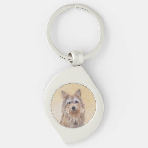 Berger Picard Malerei - Niedliche Original Hunde K Schlüsselanhänger