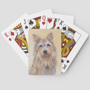 Berger Picard Malerei - Niedliche Original Hunde K Spielkarten