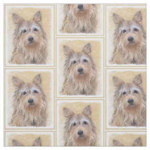 Berger Picard Malerei - Niedliche Original Hunde K Stoff