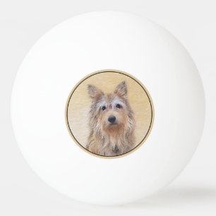 Berger Picard Malerei - Niedliche Original Hunde K Tischtennisball