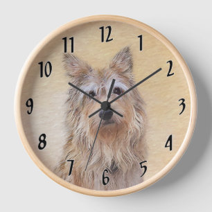 Berger Picard Malerei - Süße originelle Hundekunst Uhr