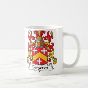 Bergeron Familienwappen Tasse