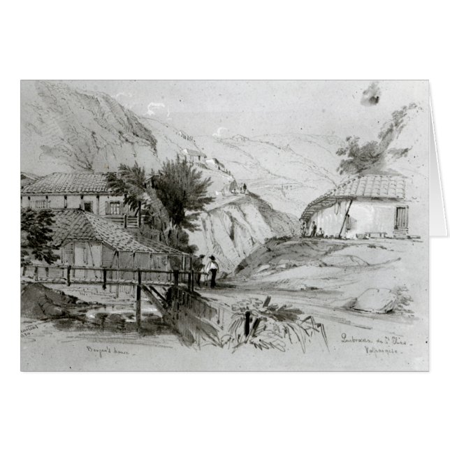 Bergers Haus, Valparaiso, 1834 (Vorderseite (Horizontal))