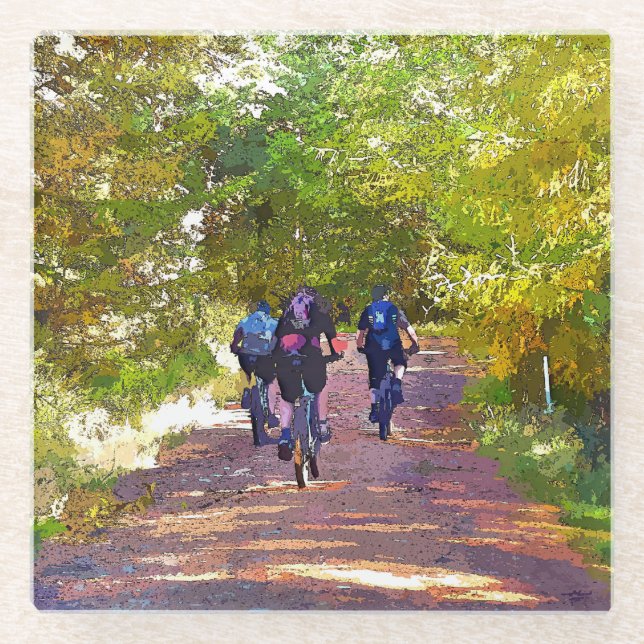 BERGFAHREN GLASUNTERSETZER (Vorderseite)