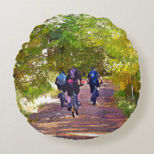 BERGFAHREN RUNDES KISSEN