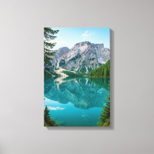Bergflora und Fauna am Blauen See Leinwanddruck