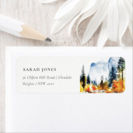 Bergfluss Fall Winter Landschaftsadresse