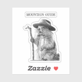 Bergführer - Möbelmarmelade Aufkleber