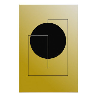 Berggipfel in der Dämmerung Poster