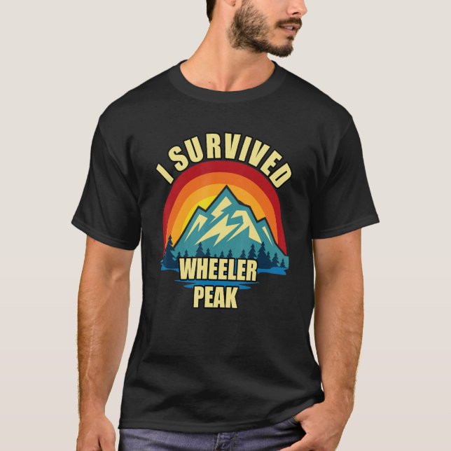 Berggipfel Wandern im Val Piora T-Shirt (Vorderseite)