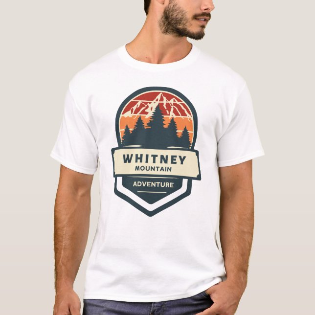 Berggipfel Whitney T-Shirt (Vorderseite)