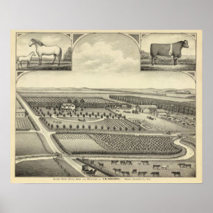 Berggren Farm, Nebraska Poster