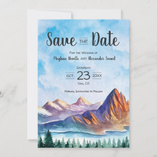 Bergheizung Das Datum mit dem Wald retten Save The Date
