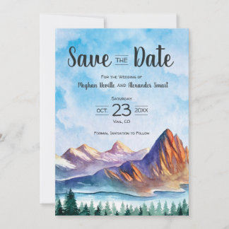 Bergheizung Das Datum mit dem Wald retten Save The Date