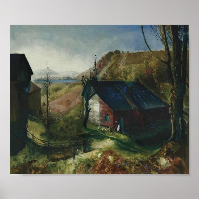 Berghof von George Bellows (1922) Poster (Vorne)