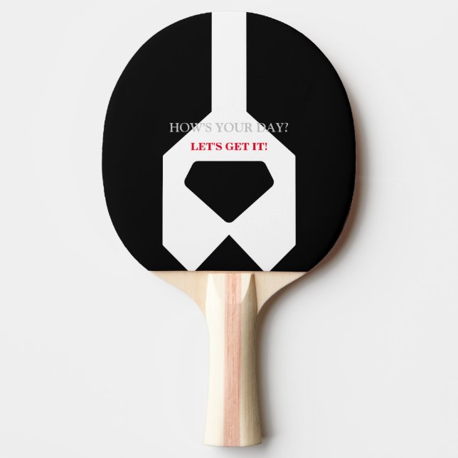 Berghund Tischtennis Schläger (Vorderseite)