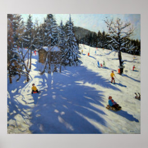 Berghütte Morzine Poster