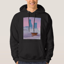 Berghütte vor Sky Scraper Hoodie
