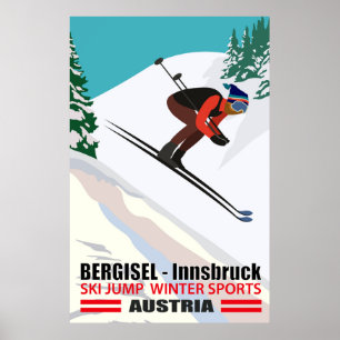 Bergisel - Innsbruck, Skisprungschanze in Österrei Poster