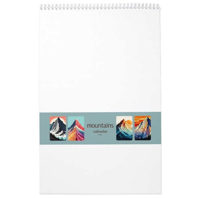 Bergkalender 2024 kalender (Titelbild)