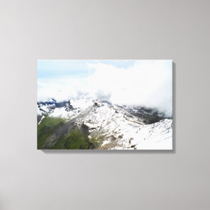 Bergkamm in den Schweizer Alpen Leinwanddruck