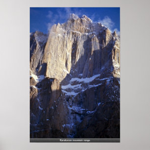 Bergkette Karakoram Poster