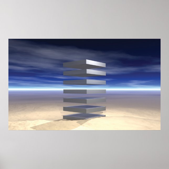 Bergkette Poster (Vorne)