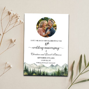 Bergkiefern 19. Hochzeitstag Foto Save The Date
