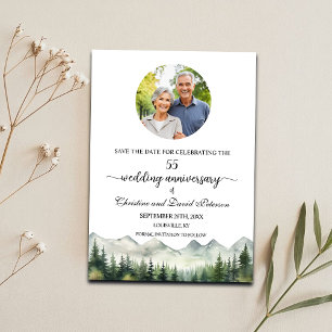 Bergkiefern 55 Foto zum Hochzeitstag Save The Date