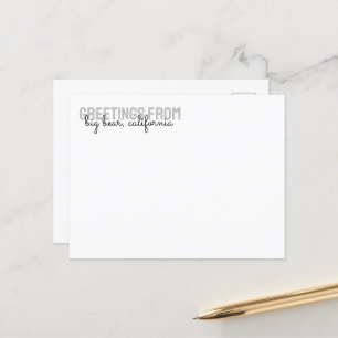 Bergkiefernhaus Vermietung - Postkarte