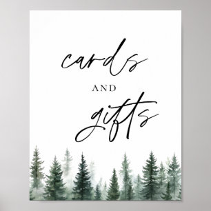 Bergkiefernwald - Karten und Geschenke Poster