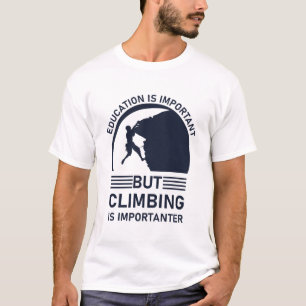 Bergklettern Design für ein Kletterparadies T-Shirt