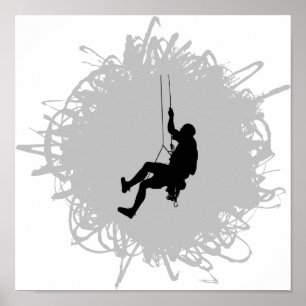 Bergkletterstil Poster