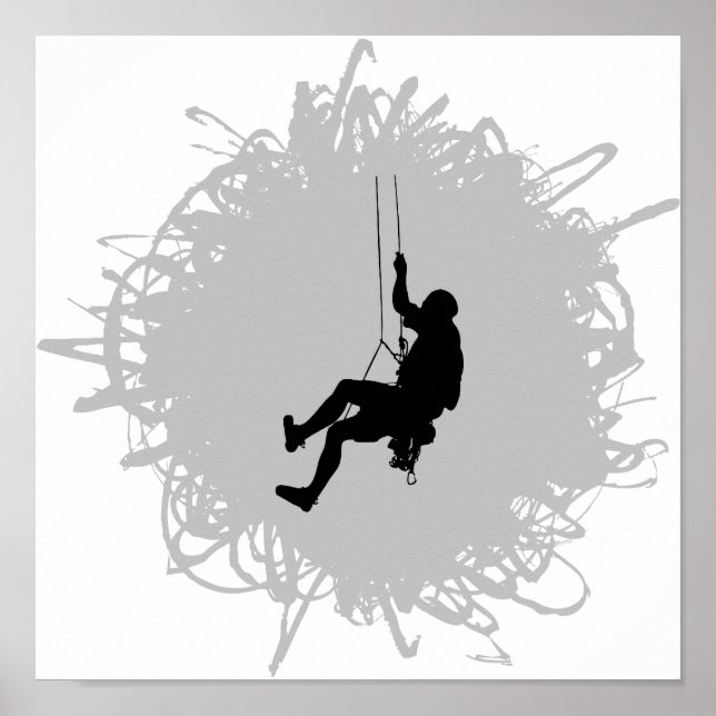 Bergkletterstil Poster (Vorne)